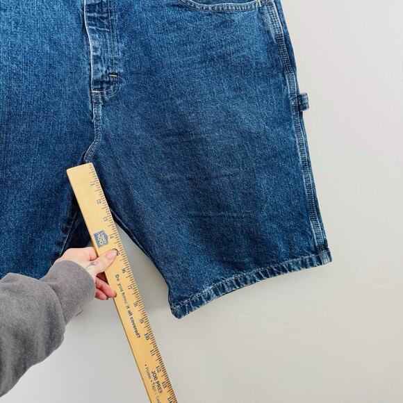 Wrangler Authentics Blue Denim Shorts Men’s Size 34 - Picture 4 of 8